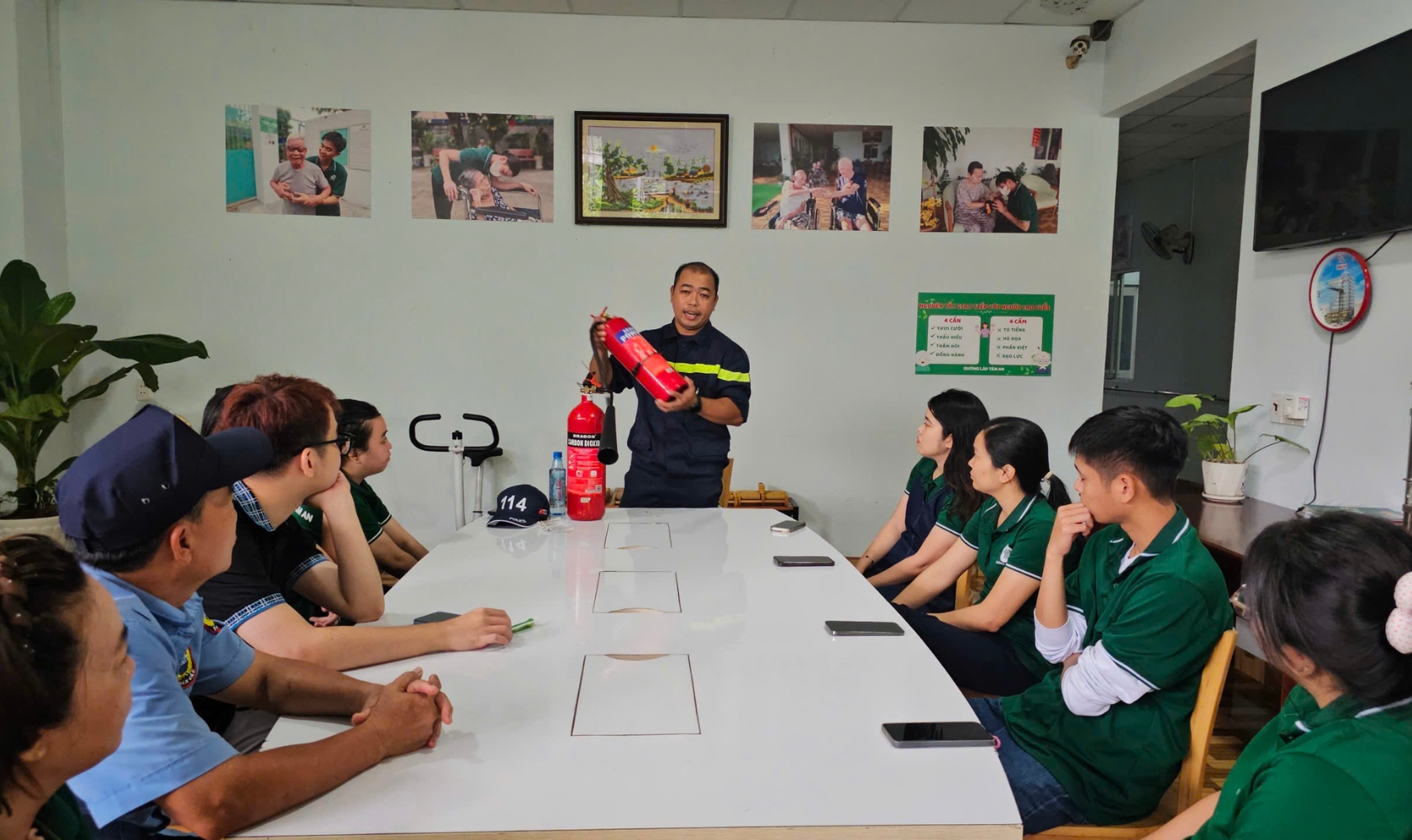 vien duong lao tam an tap huan pccc 1 - Viện Lão Tâm An