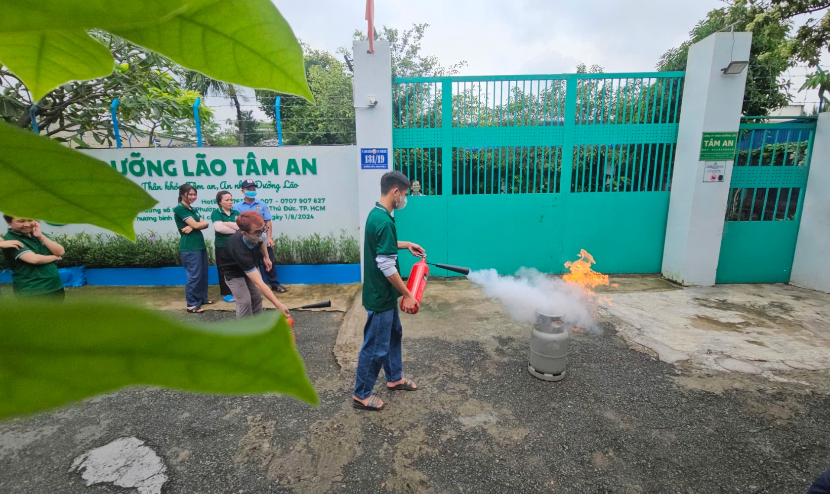 vien duong lao tam an tap huan pccc 2 - Viện Lão Tâm An
