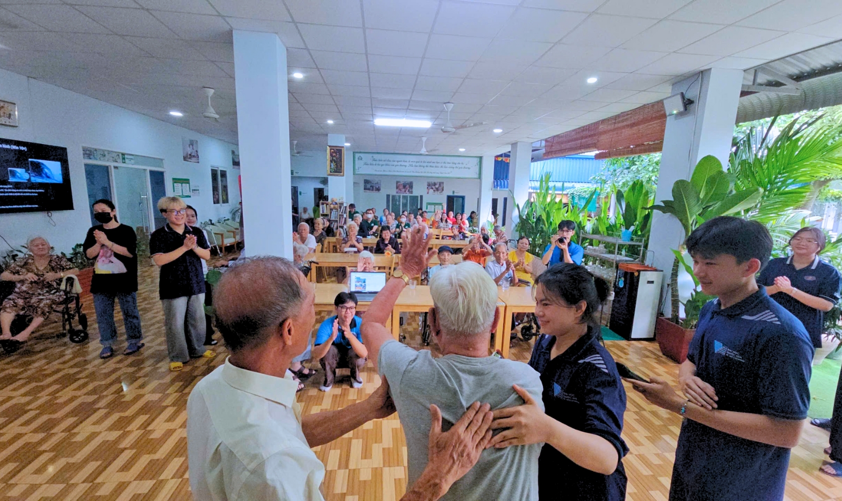 vien duong lao tam an giao luu van nghe 3 - Viện Lão Tâm An